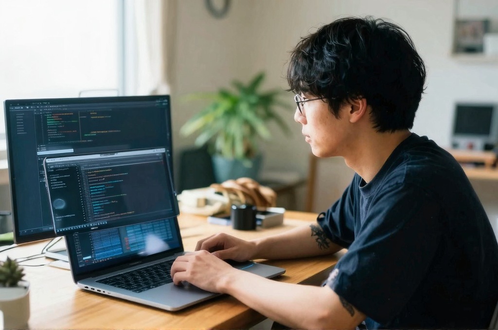 プログラミング副業のワークスペース